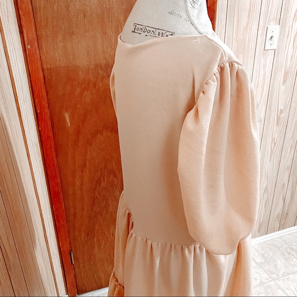 Bangkok Dress in Large up to 2XL Pink Salmon - Picture 3 of 4